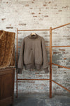 AVIVA JIFEI XUE 25 Autumn/Winter Knitted Elastic Jacket/Drawstring Pants AJX-FW25-DKB-NBWHK-Natural Beige Jacket